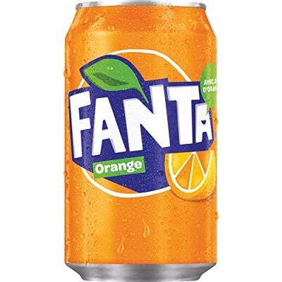 Fanta Orange blik 24x330 ml Fanta Orange blik 24x330 ml
