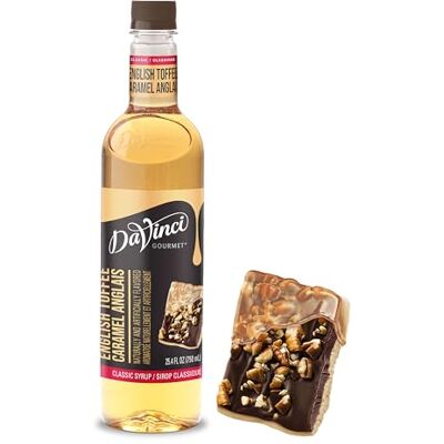 DaVinci Gourmet Classic Syrup, English Toffee, 25.4-Ounce Bottles (Pack of 3) DaVinci Gourmet Classic Syrup, English Toffee, 25.4-Ounce Bottles (Pack of 3)