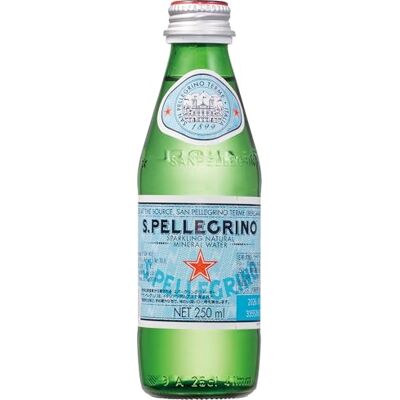 San Pellegrino ACQUA Frizzante 0.250 lt. vetro a perdere Scatole da 24 bottiglie San Pellegrino ACQUA Frizzante 0.250 lt. vetro a perdere Scatole da 24 bottiglie