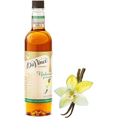 DaVinci Gourmet Sciroppo di vaniglia Naturals Madagascar, 25,4 Fl Oz DaVinci Gourmet Sciroppo di vaniglia Naturals Madagascar, 25,4 Fl Oz