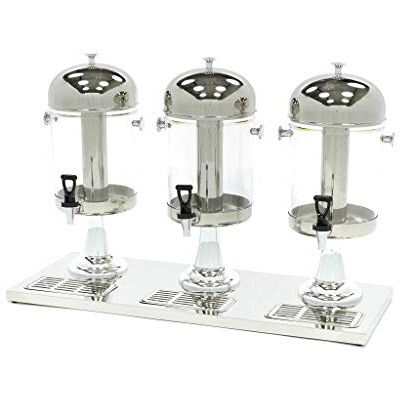 Maxima Distributore di bevande/distributore di succhi 3 x 8 L Catering Self-service Professionale 24 Litri Senza BPA Distributore di bevande Maxima Distributore di bevande/distributore di succhi 3 x 8 L Catering Self-service Professionale 24 Litri Senza BPA Distributore di bevande