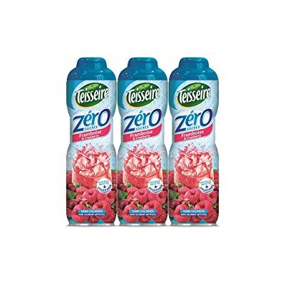Teisseire Pack 3 Sciropppo Mirtillo rosso Lampone 0% zucchero 3 x 0,6 cl Teisseire Pack 3 Sciropppo Mirtillo rosso Lampone 0% zucchero 3 x 0,6 cl