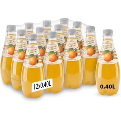 San Benedetto Passione Italiana, Clementina, 12x400ml, Bevanda Analcolica Gassata, Gusto Fresco e Frizzante, Perfetto per Ogni Occasione San Benedetto Passione Italiana, Clementina, 12x400ml, Bevanda Analcolica Gassata, Gusto Fresco e Frizzante, Perfetto per Ogni Occasione