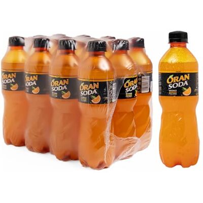 Oran Soda Oransoda Bevanda Gassata all'Arancia, 12 Bottiglie da 45 cl PET, Originale Aranciata Italiana con Succo di Arance Siciliane, Senza Coloranti Oran Soda Oransoda Bevanda Gassata all'Arancia, 12 Bottiglie da 45 cl PET, Originale Aranciata Italiana con Succo di Arance Siciliane, Senza Coloranti