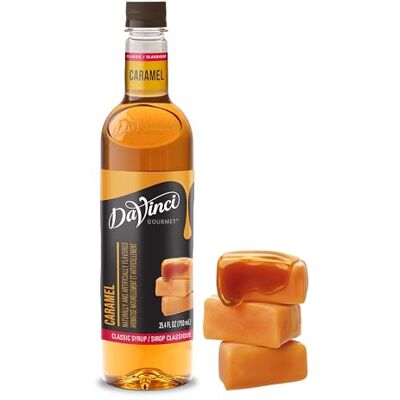 DaVinci Gourmet 13304 Davinci Classic Flavor Syrup 750Ml Plastic Bottle Caramel DaVinci Gourmet 13304 Davinci Classic Flavor Syrup 750Ml Plastic Bottle Caramel