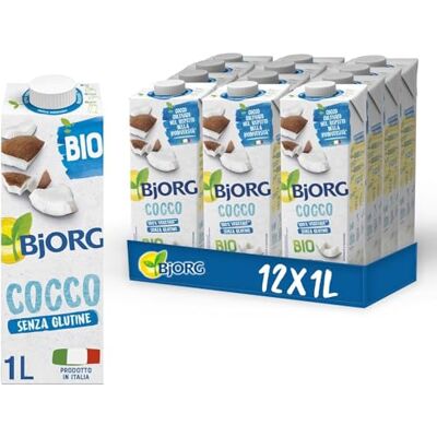 BJORG Bevanda Latte di Cocco Biologica 12x1L BJORG Bevanda Latte di Cocco Biologica 12x1L