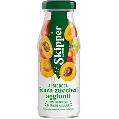 Zuegg Skipper Albicocca 200ml x24 Succo di Frutta Senza Zucchero, 100% Ingredienti di Origine Naturale Zuegg Skipper Albicocca 200ml x24 Succo di Frutta Senza Zucchero, 100% Ingredienti di Origine Naturale