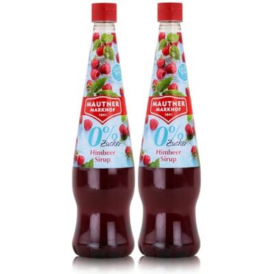 Mautner Markhof 0% sciroppo di lampone, senza aggiunta di zucchero, 0,7 l, 2 pezzi Mautner Markhof 0% sciroppo di lampone, senza aggiunta di zucchero, 0,7 l, 2 pezzi
