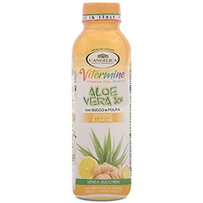 L'Angelica Vitermine Drink Aloe Vera 30% Gusto Zenzero E Limone 2880 gr L'Angelica Vitermine Drink Aloe Vera 30% Gusto Zenzero E Limone 2880 gr