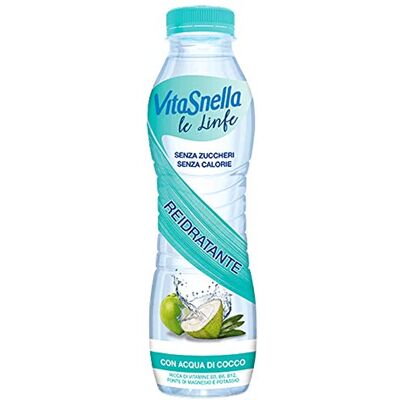 Vitasnella 12 BOTTIGLIE 500 ML ACQUA FUNZIONALE LE LINFE REIDRATANTE CON ACQUA DI COCCO Vitasnella 12 BOTTIGLIE 500 ML ACQUA FUNZIONALE LE LINFE REIDRATANTE CON ACQUA DI COCCO