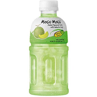 Mogu Mogu Bevanda al melone con NATA di cocco (Gotta Chew) 320 ml (6 bottiglie) Mogu Mogu Bevanda al melone con NATA di cocco (Gotta Chew) 320 ml (6 bottiglie)