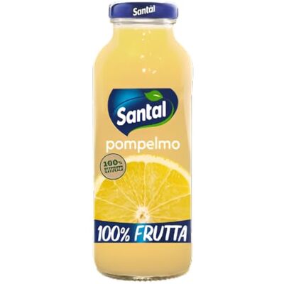 Santal Succo 100% Frutta Gusto Pompelmo Confezione da 24 Bottiglie da 250 ml Santal Succo 100% Frutta Gusto Pompelmo Confezione da 24 Bottiglie da 250 ml