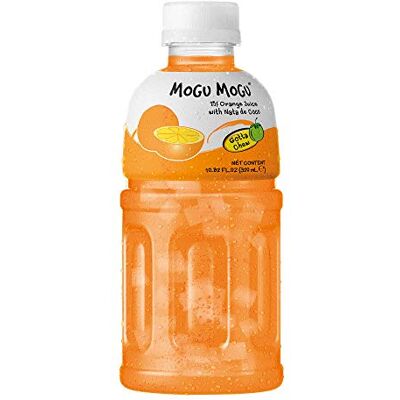 Mogu Mogu Succo d'arancia Nata De Coco, 10,82 Fl Oz (6 bottiglie), 300 millilitri Mogu Mogu Succo d'arancia Nata De Coco, 10,82 Fl Oz (6 bottiglie), 300 millilitri