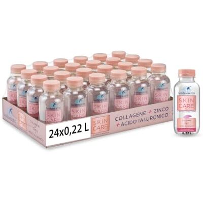San Benedetto Skin Care, l'integratore alimentare con Collagene, Zinco e Acido Ialuronico, in Acqua Minerale Naturale, 24x220ml San Benedetto Skin Care, l'integratore alimentare con Collagene, Zinco e Acido Ialuronico, in Acqua Minerale Naturale, 24x220ml