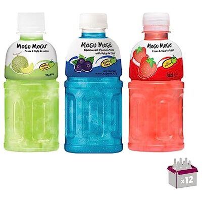 Wine And More Mogu Mogu Ribes nero Fragola Melone 12 x 32 cl Wine And More Mogu Mogu Ribes nero Fragola Melone 12 x 32 cl
