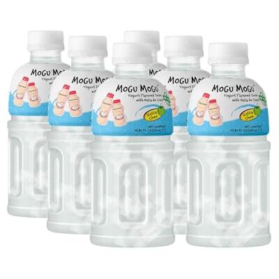 Mogu Mogu Yogurt Nata De Coco Juice, 10,82 Fl Oz (6 bottiglie) Mogu Mogu Yogurt Nata De Coco Juice, 10,82 Fl Oz (6 bottiglie)