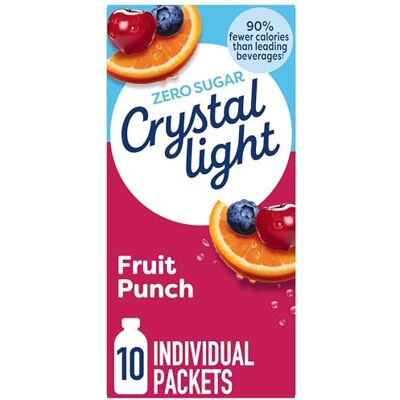 Crystal Light On The Go Fruit Punch Drink Mix ( Single Box ) Crystal Light On The Go Fruit Punch Drink Mix ( Single Box )