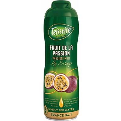 Teisseire Sciroppo di Frutto della Passione per Bevanda Rinfrescante, Cocktail, Bottiglia da 60 cl Teisseire Sciroppo di Frutto della Passione per Bevanda Rinfrescante, Cocktail, Bottiglia da 60 cl