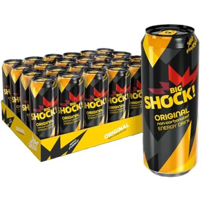 BIG ENERGY SHOCK! Big Shock! Original Energy Drink 24 x 500 ml (24 dosi) BIG ENERGY SHOCK! Big Shock! Original Energy Drink 24 x 500 ml (24 dosi)
