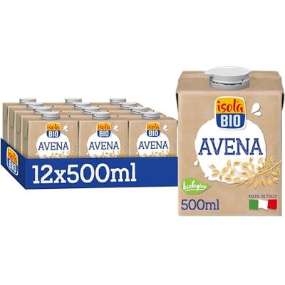 Isola Bio Bevanda di Avena Biologica 12x500ml Isola Bio Bevanda di Avena Biologica 12x500ml