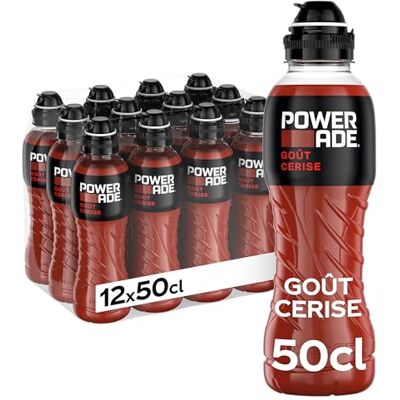 Powerade Cerise 50cl (pack de 12) Powerade Cerise 50cl (pack de 12)
