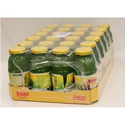 Pago ANANAS Pineapple cl 20 x 24 bottiglie in vetro succo di frutta Pago ANANAS Pineapple cl 20 x 24 bottiglie in vetro succo di frutta