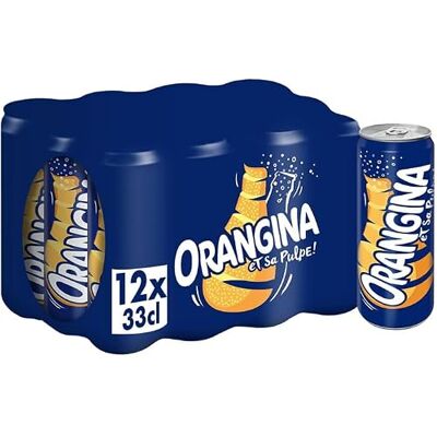 Orangina Bevanda gassata con polpa d'arancia,12 x 33 cl Orangina Bevanda gassata con polpa d'arancia,12 x 33 cl