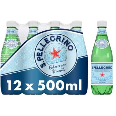 S.Pellegrino San Pellegrino Acqua minerale naturale frizzante 12x500ml S.Pellegrino San Pellegrino Acqua minerale naturale frizzante 12x500ml