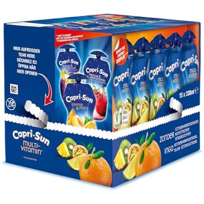 Sun Multivitaminico, 330 ml, confezione da 15 Sun Multivitaminico, 330 ml, confezione da 15
