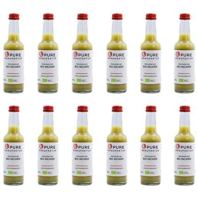 Pure – Zenzero biologico peruviano di alta qualità senza zucchero e additivi artificiali, 100% biologico (DE-ÖKO-005), 12 x 250 ml Pure – Zenzero biologico peruviano di alta qualità senza zucchero e additivi artificiali, 100% biologico (DE-ÖKO-005), 12 x 250 ml