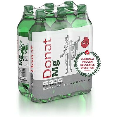SORINA 6 Acqua Minerale Naturale DONAT MG ROGASKA Magnesio 100 cl. Rogaska 100 cl SORINA 6 Acqua Minerale Naturale DONAT MG ROGASKA Magnesio 100 cl. Rogaska 100 cl