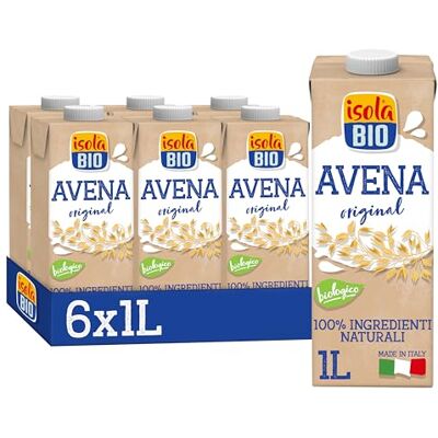 Isola Bio Bevanda di Avena Biologica 6x1L Isola Bio Bevanda di Avena Biologica 6x1L