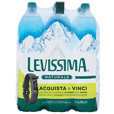 Levissima , Acqua Minerale Naturale Oligominerale 1,5l x 5 + 1 Gratis Levissima , Acqua Minerale Naturale Oligominerale 1,5l x 5 + 1 Gratis