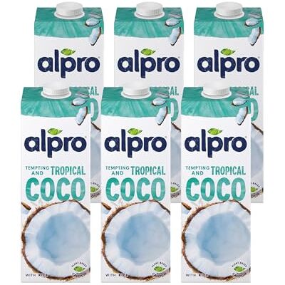 Alpro Bevanda al cocco originale, 100% a base vegetale, senza lattosio e latticini, 1 litro (6 x 1 L) Alpro Bevanda al cocco originale, 100% a base vegetale, senza lattosio e latticini, 1 litro (6 x 1 L)