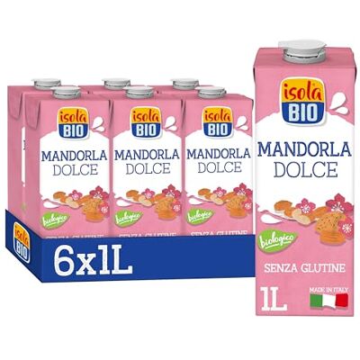 Isola Bio Bevanda di Mandorla Biologica 6x1L Isola Bio Bevanda di Mandorla Biologica 6x1L