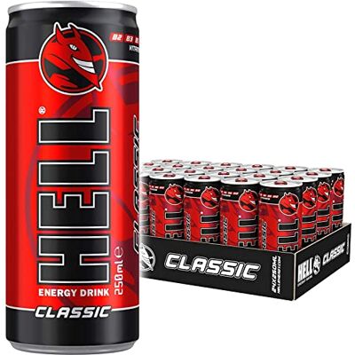 HELL BEVANDA ENERGETICA 250 ML (CLASSIC, CONFEZIONE DA 12) HELL BEVANDA ENERGETICA 250 ML (CLASSIC, CONFEZIONE DA 12)