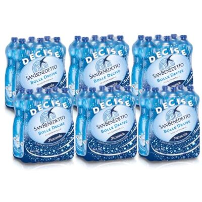 San Benedetto Acqua Minerale , 36 Bottiglie da 1,5L, Acqua Oligominerale Frizzante, Dissetante e Pura, Fonte Benedicta San Benedetto Acqua Minerale , 36 Bottiglie da 1,5L, Acqua Oligominerale Frizzante, Dissetante e Pura, Fonte Benedicta