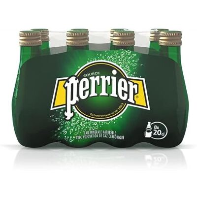 Boissons Perrier – Acqua minerale naturale gassata 8 x 20 cl – Consegna rapida in Francia – Prezzo per unità Boissons Perrier – Acqua minerale naturale gassata 8 x 20 cl – Consegna rapida in Francia – Prezzo per unità