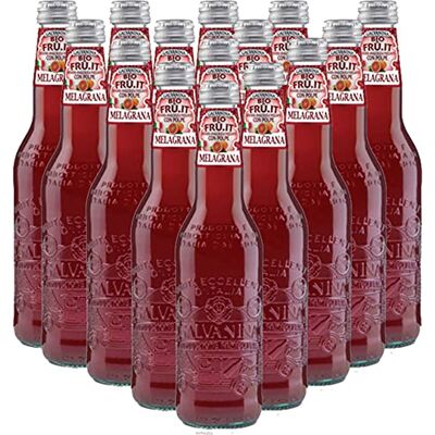 Galvanina Melagrana Bio 12 Bottiglie in Vetro Scolpito 355 Ml Eccellenza Italiana Soft Drink Bibita Dissetante Biologica al Melograno Ingrediente per Cocktail Galvanina Melagrana Bio 12 Bottiglie in Vetro Scolpito 355 Ml Eccellenza Italiana Soft Drink Bibita Dissetante Biologica al Melograno Ingrediente per Cocktail