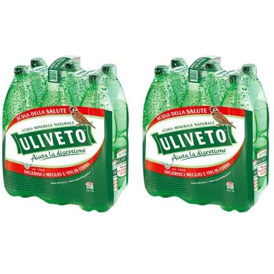 Uliveto Acqua Effervescente 12 Bottiglie da 1.5 Litri Uliveto Acqua Effervescente 12 Bottiglie da 1.5 Litri