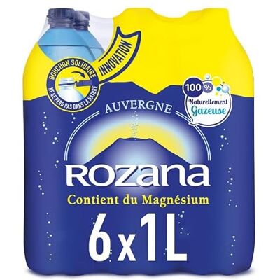 GREAT BRITISH TRADING LIMITED Rozana Acqua naturale gassata 6 x 1 L Unità GREAT BRITISH TRADING LIMITED Rozana Acqua naturale gassata 6 x 1 L Unità