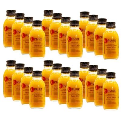 Pure Shot Bio Orange Curcuma-Zenzero Bio e vegano Senza zucchero Senza additivi (24 x 100 ml) Pure Shot Bio Orange Curcuma-Zenzero Bio e vegano Senza zucchero Senza additivi (24 x 100 ml)