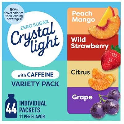 Crystal Light MELARQT Grape, Peach Mango, & Wildy Strawbe ASDFG-89 Crystal Light MELARQT Grape, Peach Mango, & Wildy Strawbe ASDFG-89