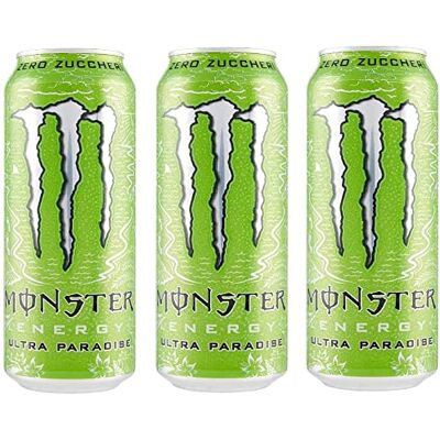 Zeus Party Monster Energy Ultra Paradise Zero Zuccheri e Zero Calorie Monster Bevanda Energetica Lattine da 500 (3) Zeus Party Monster Energy Ultra Paradise Zero Zuccheri e Zero Calorie Monster Bevanda Energetica Lattine da 500 (3)