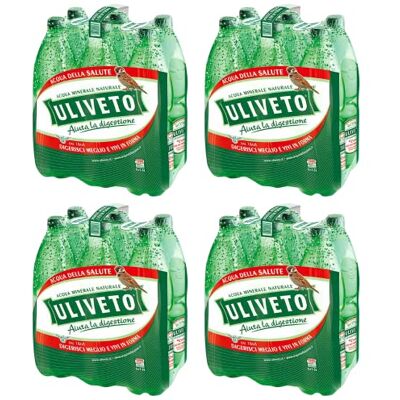 Uliveto Acqua Effervescente 24 Bottiglie da 1.5 Litri Uliveto Acqua Effervescente 24 Bottiglie da 1.5 Litri