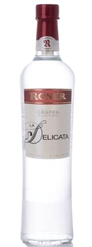 Roner La Delicata (1x 0,7l) Grappa tradizionale Distilleria Artigianale Alto Adige Südtirol più premiata d'Italia 700 ml