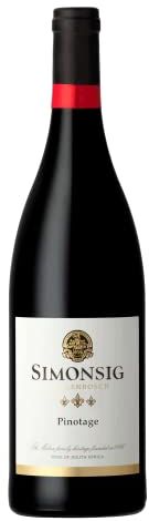 Simonsig Pinotage  2018 Vino rosso Sudafrica bottiglia 0.75 l W.O. South Africa Stellenbosch