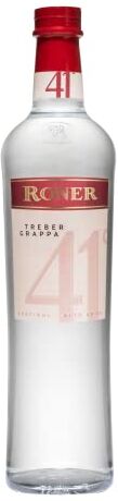 Roner Treber 41% vol. (1x 0,7l) Grappa tradizionale Distilleria Artigianale Alto Adige Südtirol piu premiata d'Italia 700 ml