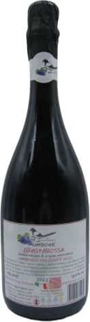 La Gazza Lambrusco Grasparossa Frizzante Secco DOC (1 Bottiglia)