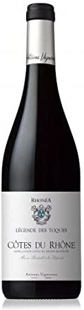 Rhonea COTES DU RHONE ROUGE LEGENDE DES TOQUES GRENACHE, SYRAH E CARIGNANO COUP DE COEUR DIVINAMENTE FRANCIA